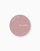 Peppermint Press On the Day Selena Place Card Coaster