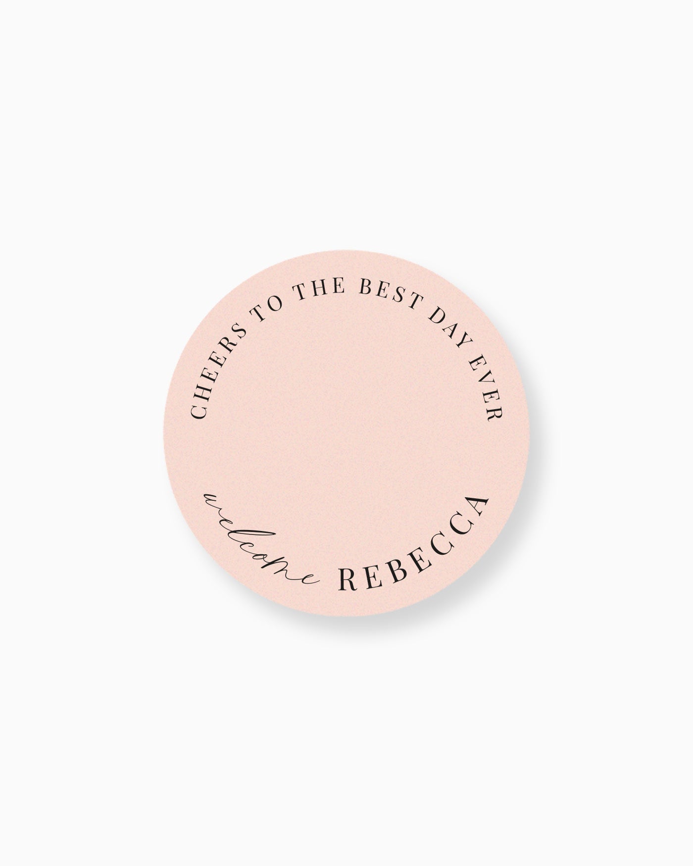 Peppermint Press mws_apo_generated Soleil Place Card Coaster