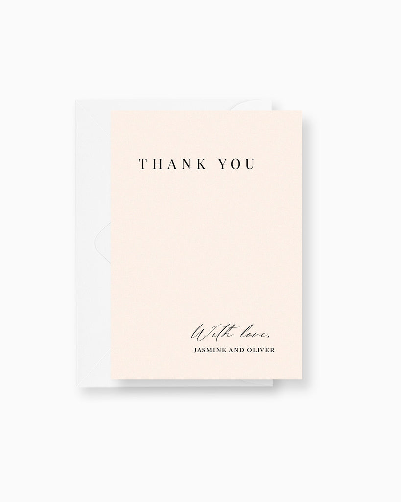 Peppermint Press Stationery Suite Soleil Thank you Card