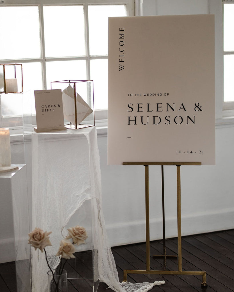 Peppermint Press On the Day Selena Welcome Sign