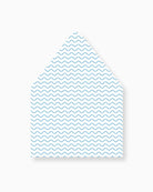 Peppermint Press Stationery Suite Wave Envelope Liner