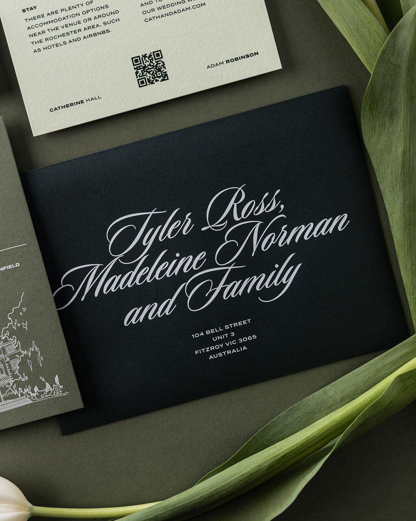 Peppermint Press envelope colour samples